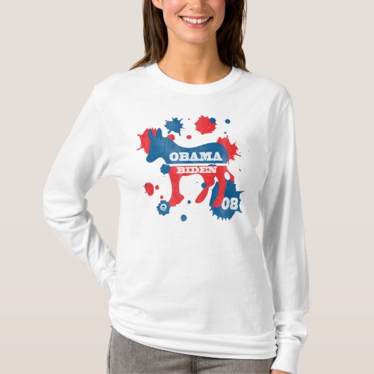 Obama Biden Paint T-shirt (Voorkant)