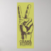 Obama Biden Peace Print (Voorkant)