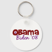 Obama Biden Peace Sleutelhanger (Voorkant)