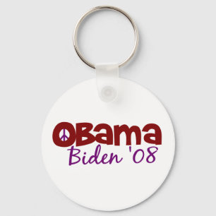 Obama Biden Peace Sleutelhanger