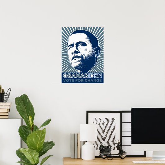 Obama Biden Poster (Thuiskantoor)