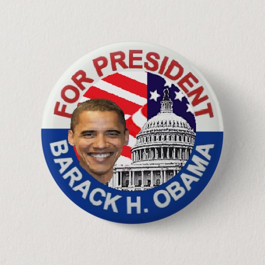 Obama Biden Ronde Button 5,7 Cm (Voorkant)