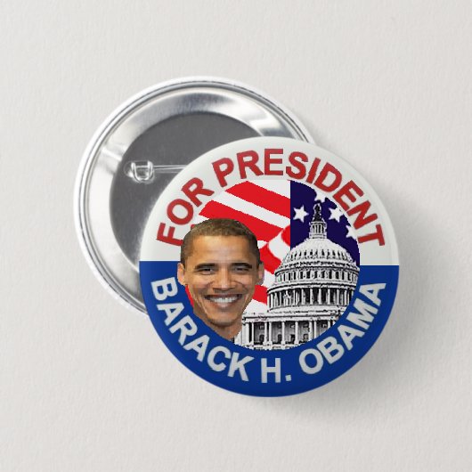 Obama Biden Ronde Button 5,7 Cm (Voorkant /achterkant)