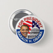 Obama Biden Ronde Button 5,7 Cm (Voorkant /achterkant)