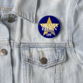 Obama Biden Ronde Button 5,7 Cm (In situ)