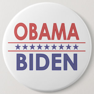 Obama-Biden Ronde Button 6,0 Cm