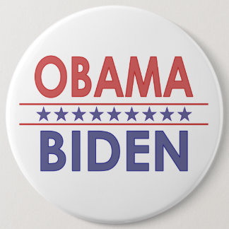 Obama-Biden Ronde Button 6,0 Cm
