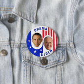 Obama Biden Ronde Button 7,6 Cm (In situ)