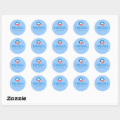 Obama Biden Ronde Sticker (Vel)