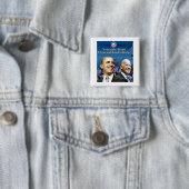 Obama/Biden Square Button (In situ)