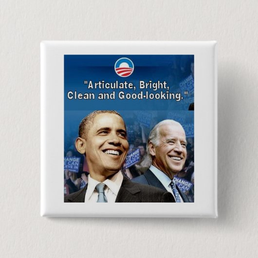 Obama/Biden Square Button (Voorkant)