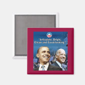 Obama Biden Square Magnet (Voorkant / Achterkant)