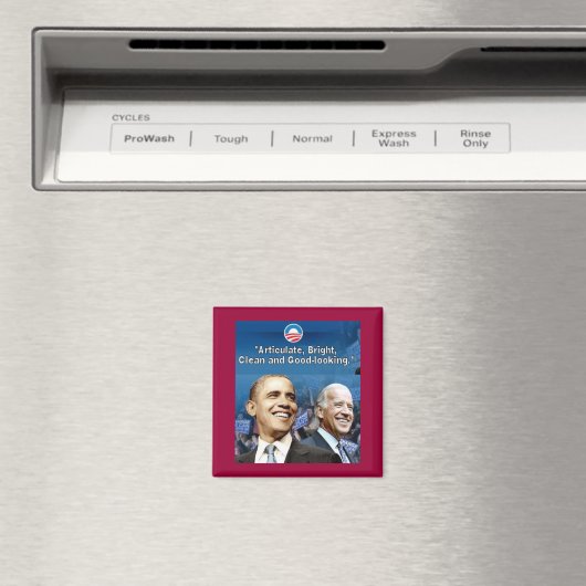Obama Biden Square Magnet (Insitu (Vaatwasser))
