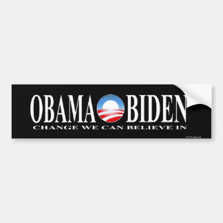 Obama biden sticker zwart