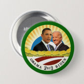 Obama & Biden Sunshine Ronde Button 7,6 Cm (Voorkant /achterkant)
