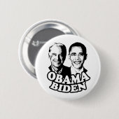 Obama Biden-toets Ronde Button 5,7 Cm (Voorkant /achterkant)
