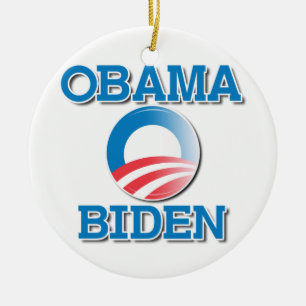 OBAMA BIDEN TWEE NAMEN -.png Keramisch Ornament