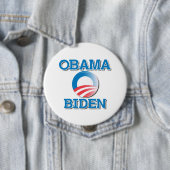 OBAMA BIDEN TWEE NAMEN -.png Ronde Button 4,0 Cm (In situ)