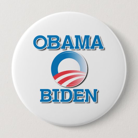 OBAMA BIDEN TWEE NAMEN -.png Ronde Button 4,0 Cm (Voorkant)