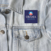 Obama Biden Vierkante Button 5,1 Cm (In situ)