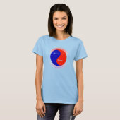 Obama ~ Biden Yin Yang T-shirt (Voorkant volledig)