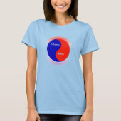 Obama ~ Biden Yin Yang T-shirt (Voorkant)