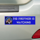 Obama - Big Brother kijkt uit Bumpersticker (Op auto)