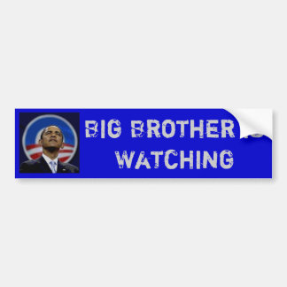 Obama - Big Brother kijkt uit Bumpersticker