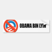 Obama bin lyin' bumpersticker (Voorkant)