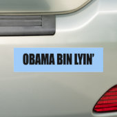 Obama bin lyin' bumpersticker (Op auto)