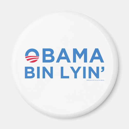 Obama bin Lyin' Magneet (Voorkant)