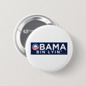 Obama bin Lyin' Ronde Button 5,7 Cm (Voorkant /achterkant)