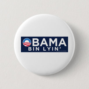 Obama bin Lyin' Ronde Button 5,7 Cm
