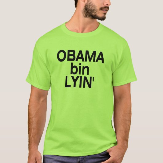 Obama bin Lyin' T-shirt (Voorkant)