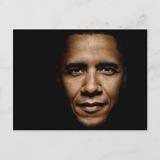 Obama-Black Briefkaart (Voorkant)