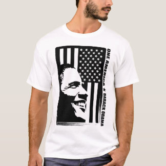 Obama Black en White T-shirt