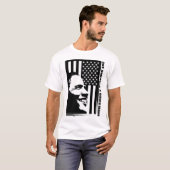 Obama Black en White T-shirt (Voorkant volledig)