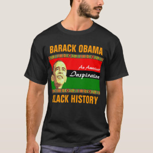 Obama Black History (2 gesneden) T-shirt