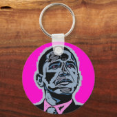 Obama Blue Sleutelhanger (Voorkant)