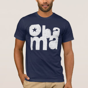 Obama Bold Square (marine) T-shirt