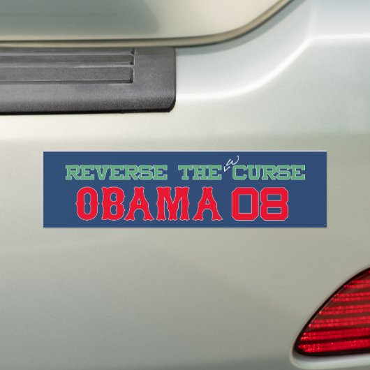 Obama, Boston Style Bumpersticker (Op auto)