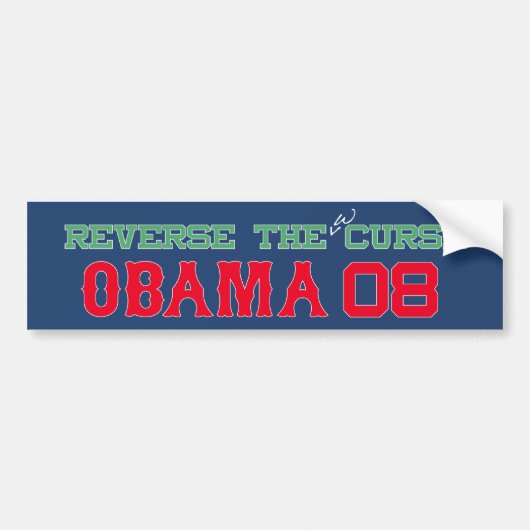 Obama, Boston Style Bumpersticker (Voorkant)