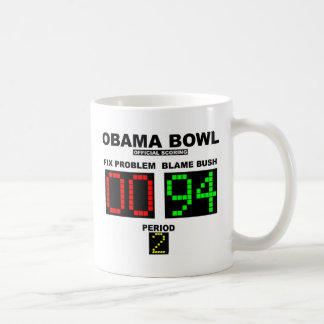 Obama Bowl - Officiële scores Koffiemok