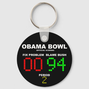Obama Bowl - Officiële scores Sleutelhanger