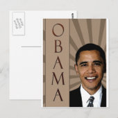 Obama Briefkaart (Voorkant / Achterkant)