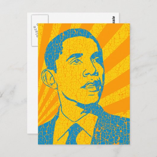 Obama  briefkaart (Voorkant / Achterkant)