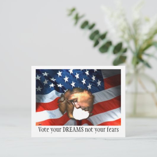 Obama Briefkaart (Staand voorkant)