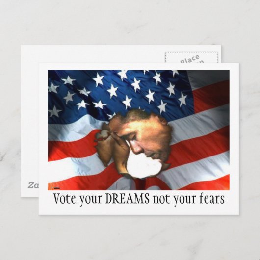 Obama Briefkaart (Voorkant / Achterkant)