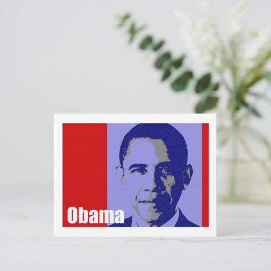 Obama Briefkaart (Staand voorkant)