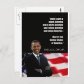 Obama Briefkaart (Voorkant / Achterkant)